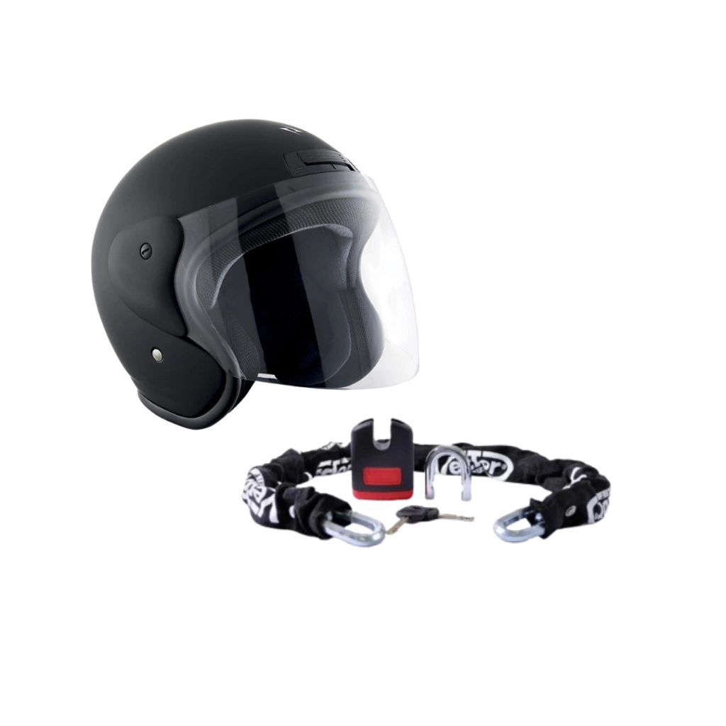 Casque Stormer Sun + Chaîne antivol VECTOR Pro chain (1,20m)
